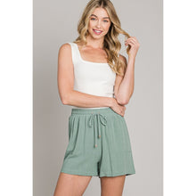 Load image into Gallery viewer, Soft Linen Elastic Waist Tie Shorts
